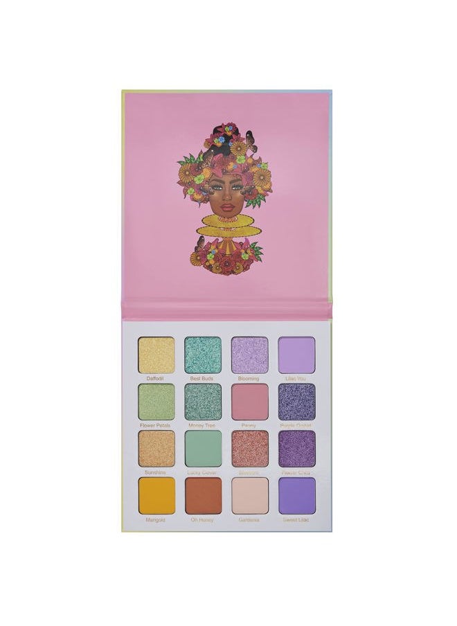 Juvia's Place - Garden of Juvia's Eyeshadow Palette - 16 Pan Palette, Tan, Auburn, & Rich Dark Chocolate, Mattes and Shimmers, Highly Pigmented and Buttery Texture - Image 1