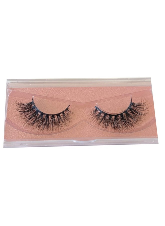 Alluring - 3D Mink Lashes Reusable Strip, 100% Siberian Mink Fur False Eyelashes, Hand-Made Cruelty Free Cat-Eye Ke20 - Image 1