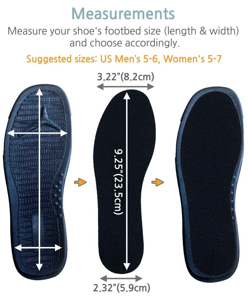 BalanSole 2 Pairs of Adhesive Insoles That Absorb Sweat and Always Stay in Place for Sockless Shoes Mules Garden Shoes Nurse Clogs(X-Small) - Image 3