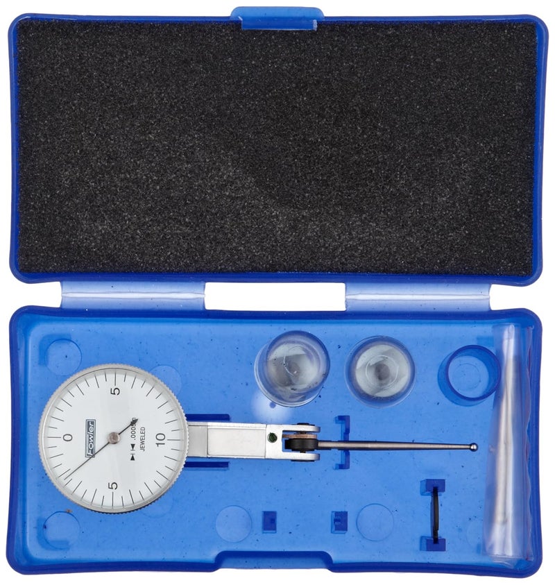 Fowler 52-562-781-0, Horizontal Test Indicator with 0-0.020" Measuring Range (White) - Image 2