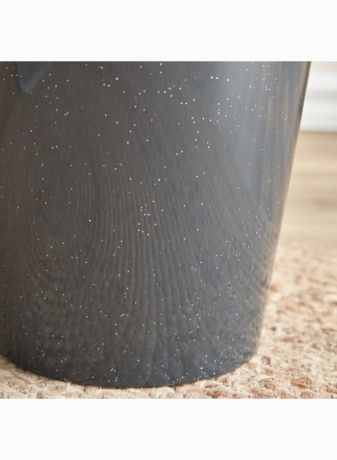 Home Box Midas Waste Bin Trash Can With Swing Home Garbage, 8.5 L Black 23.5x29x23.5 cm - Image 4