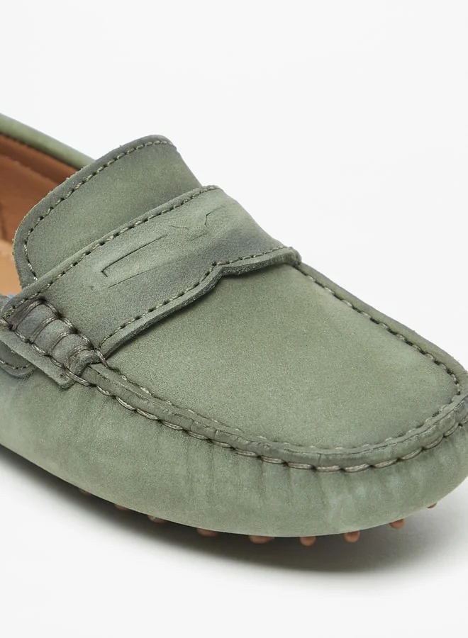 Mister Duchini Boys Solid Slip-On Mocassin