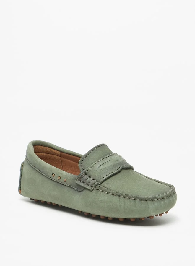 Mister Duchini Boys Solid Slip-On Mocassin