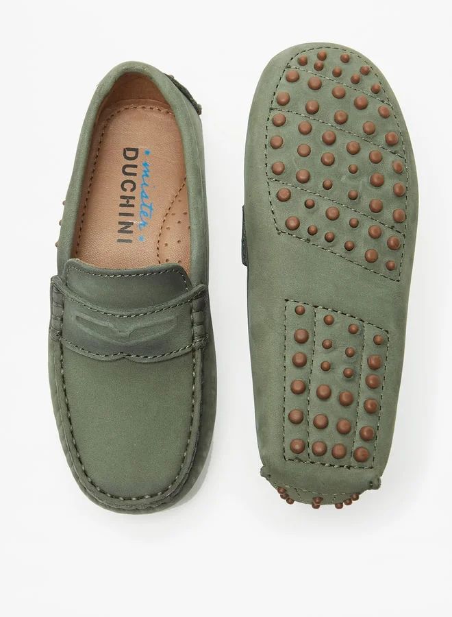 Mister Duchini Boys Solid Slip-On Mocassin