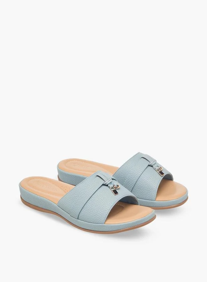 لو كونفورت Women Embellished Slip-On Sandals