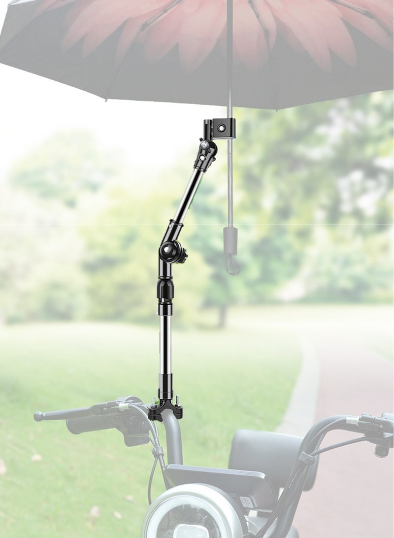 Hands-Free Adjustable Umbrella Holder - Fits Bicycles, Scooters, Strollers, Seats  - Image 1