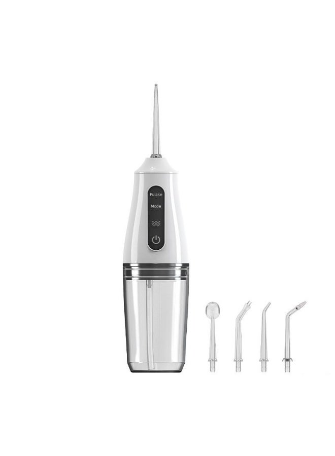 جهاز تنظيف الأسنان بالماء المحمول، سعة كبيرة 230 مل، مزود بـ 4 فوهات، مخصص لتنظيف الأسنان والعناية بالفم في المنزل - Image 2