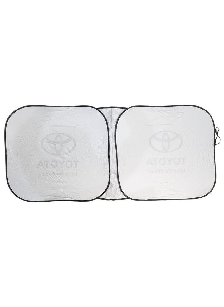 TOYOTA - Car Windshield Sun Shade UV Rays and Heat Protector Sun Visor Foldable Keep Your Vehicle Cool Blocks UV Rays Easy Installation Universal Fit - Image 1