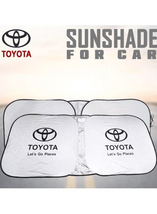 TOYOTA Car Sun Shade UV والأشعة فوق البنفسجية وواقي من الحرارة واقٍ من الشمس قابل للطي يحافظ على برودة سيارتك ويحجب الأشعة فوق البنفسجية، ومظلة للزجاج الأمامي للسيارة - pzsku/Z91532E76FD4A32E9D3C4Z/45/_/1713548251/ed45a182-9682-4368-97f7-35cdfb6017d3