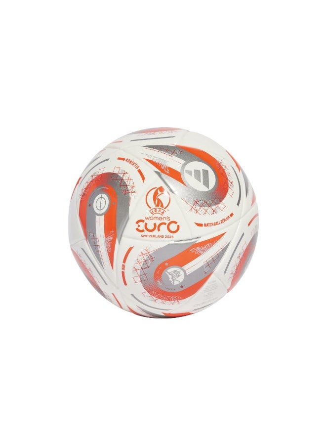 Adidas كرة قدم/كرة سلة بيضاء صغيرة W Euro25 للجنسين - Image 1