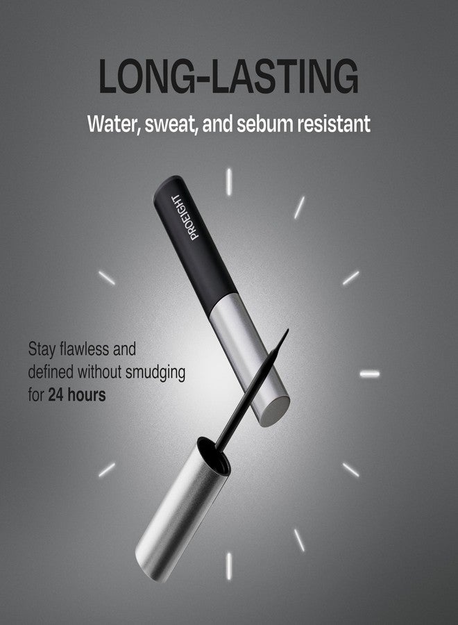 Piccasso PROEIGHT Liquid Define Eyeliner Deep Black - Smudge-Proof Waterproof Eyeliner with Italian Melting Gel Formula, Long-Lasting Eye Makeup for Sharp and Smooth Lines - Image 3