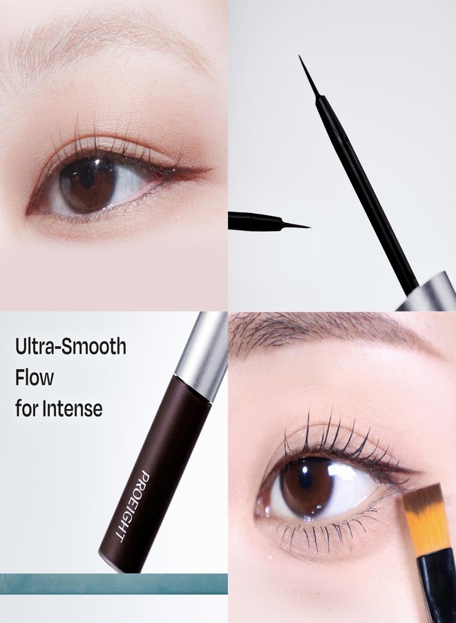 Piccasso PROEIGHT Liquid Define Eyeliner Deep Black - Smudge-Proof Waterproof Eyeliner with Italian Melting Gel Formula, Long-Lasting Eye Makeup for Sharp and Smooth Lines - Image 5