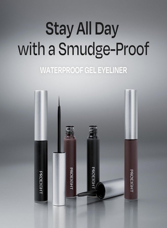 Piccasso PROEIGHT Liquid Define Eyeliner Deep Black - Smudge-Proof Waterproof Eyeliner with Italian Melting Gel Formula, Long-Lasting Eye Makeup for Sharp and Smooth Lines - Image 2
