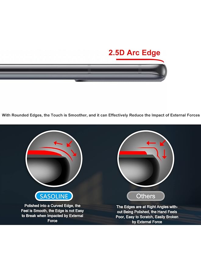 erorex 5 Pack Compatible With Samsung Galaxy S21 Fe 3 Pack Tempered Glass Screen Protector And 2 Pack Camera Lens Protector With Installation Frame Hd Clear Bubble Free Case Friendly S21 Fe - Image 5