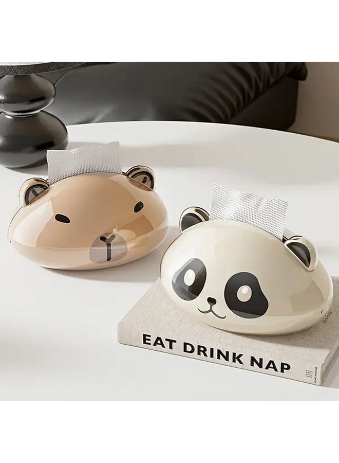 Rapibara Magnetic Tissue Box Holder With Transparent Case Large Capacity Organizer - Image 3