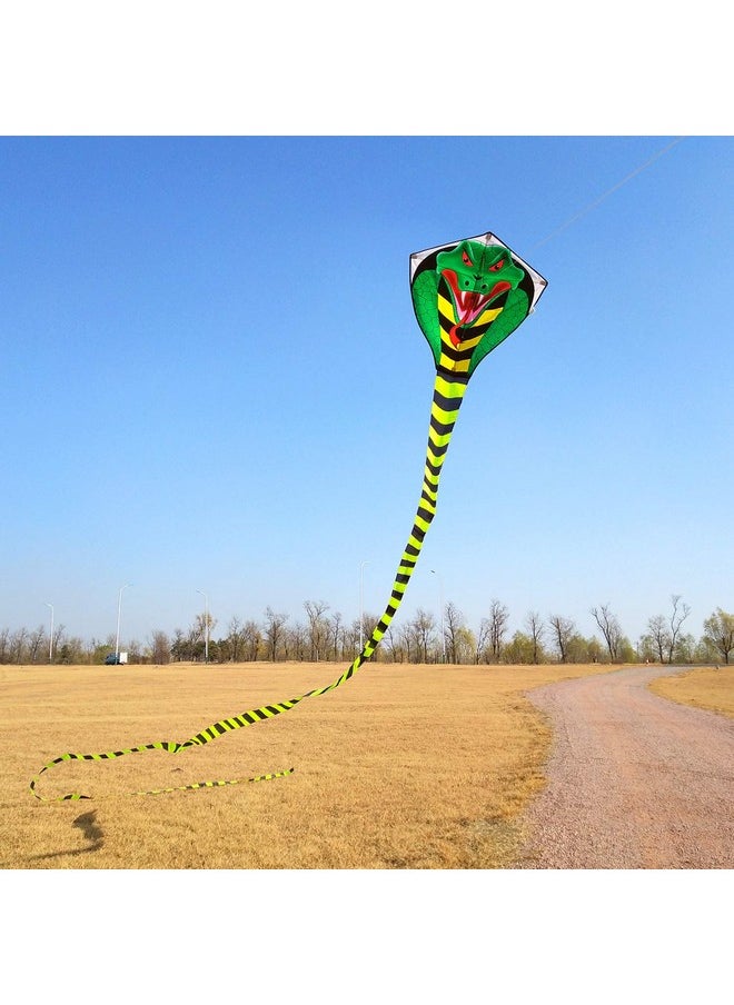 Large Cobra Kite For Adults Kids Boys With Super Long Tail (49 Ft), Extra Easy To Fly, Best Huge Kites For The Beach;Kite Party;Field;Park, It Will Dominate The Sky! - pzsku/Z915379668BD0187DE9A7Z/45/_/1695647616/1042f663-e286-4b6a-ab73-52e74ae2dd5e