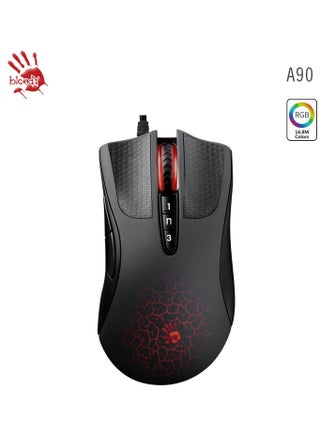 Bloody A90 Light Strike Gaming Mouse, Gaming Precision 6,200 CPI, Metal X'Glide Armor Boot,Extreme Core 4, 6 Sniper Modes,16-Grade Calibration Tech, 3 Shooting Modes, Ultra Core 3 & 4 Activated. - pzsku/Z91537C499F52DF809146Z/45/_/1693405426/1df9b324-15a7-485d-9783-4c567960e06a