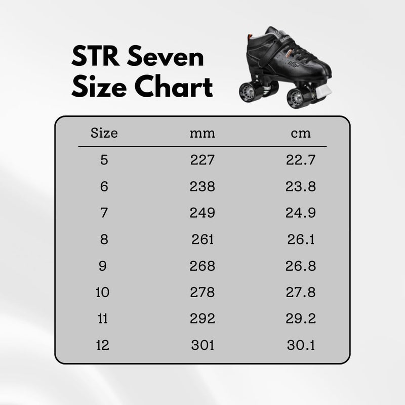 Roller Derby STR Seven Men's Quad Roller Speed Skates - Image 3