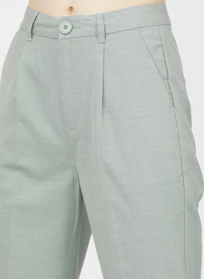 Tokyo Talkies High Rise Pleated Trousers by Styli