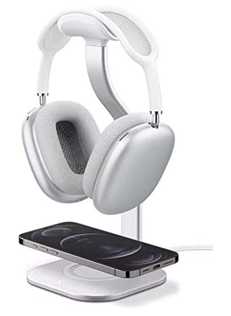 Scrolls - P9 Plus Max Immersive Active Noise Cancelling Over-Ear Headphones, Epitome of Cutting-Edge Design and Premium Sound Quality. Elevate Your Listening Experience, Fusion of Style and Comfort (WHITE) - Image 1