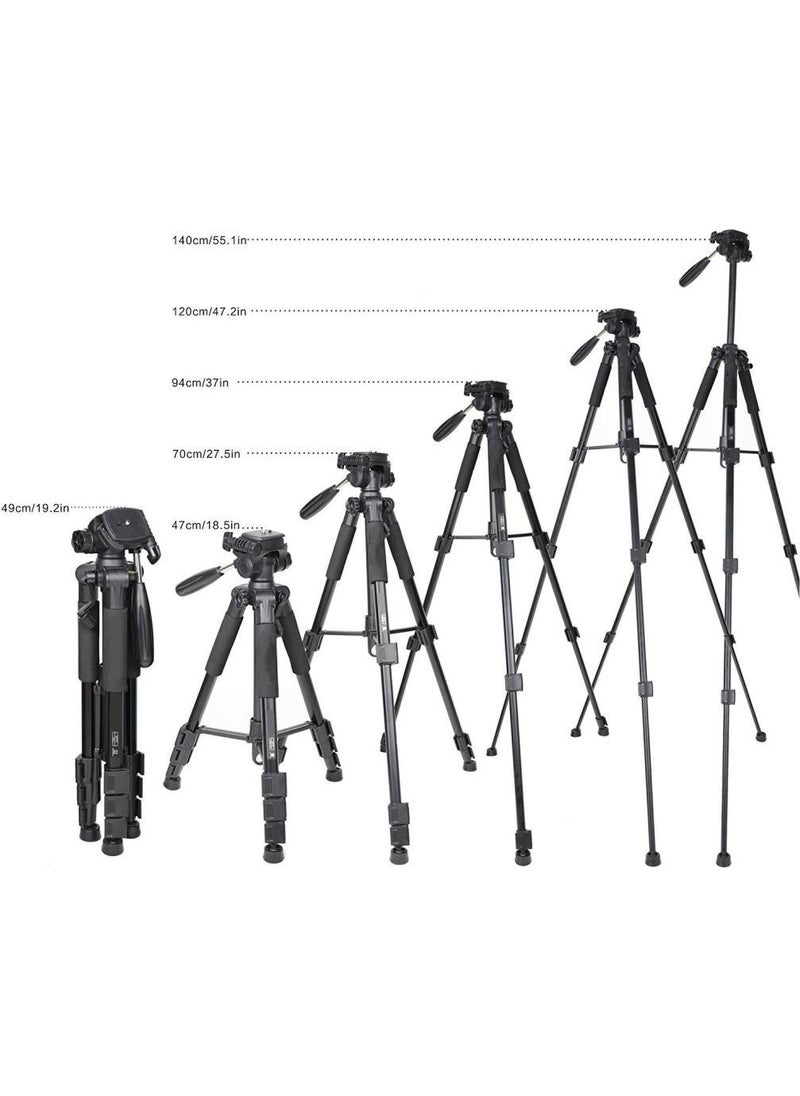 Techmaster T11 Camera Youtuber DSLR Canon Nikon Sony Tripod 140CM 5kg Capacity  - Image 4