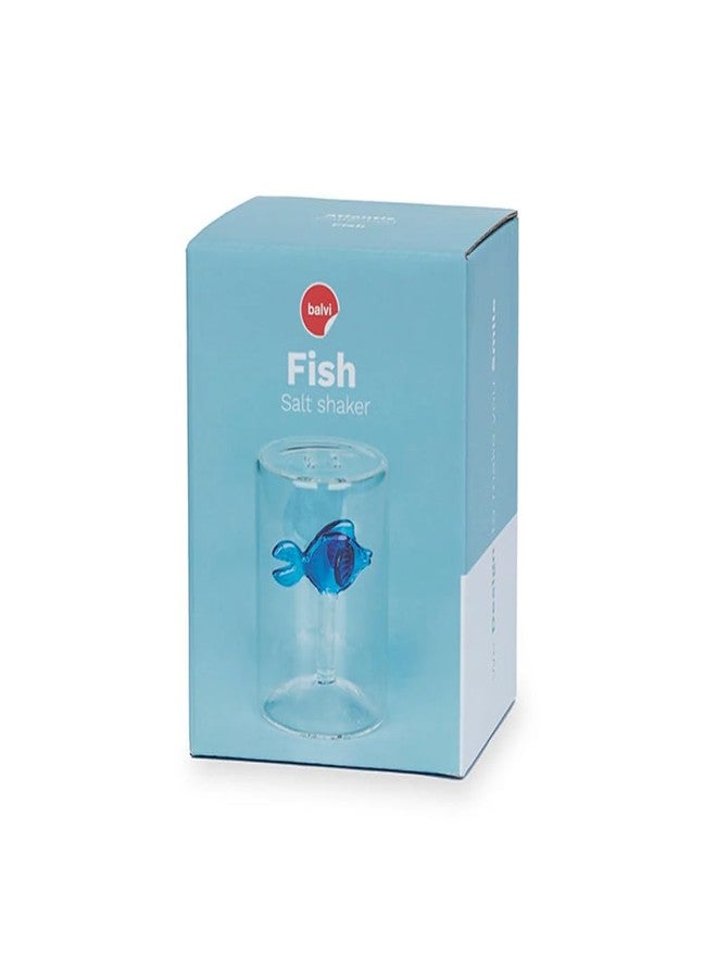 Balvi Atlantis Blue Fish Salt Shaker - Image 3
