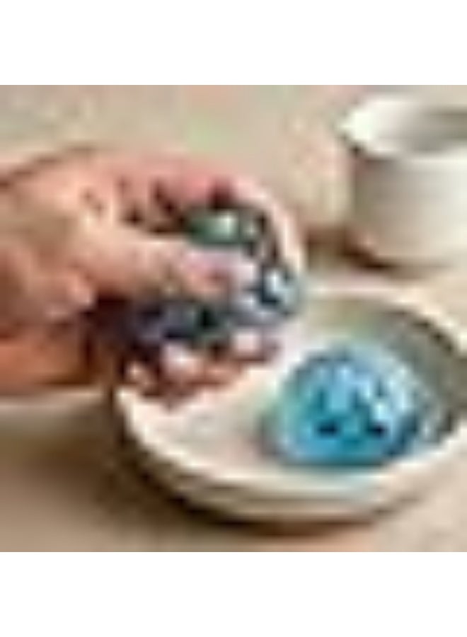 squishy Dumpling Squishy. Mystery Squishy Dumpling Box. Soft Squeeze Dough Ball for Stress Relief, Stretchy Bun with Mini Food Steamer Desk Fidget Toy for Adults Office Home (Blue) - Image 2