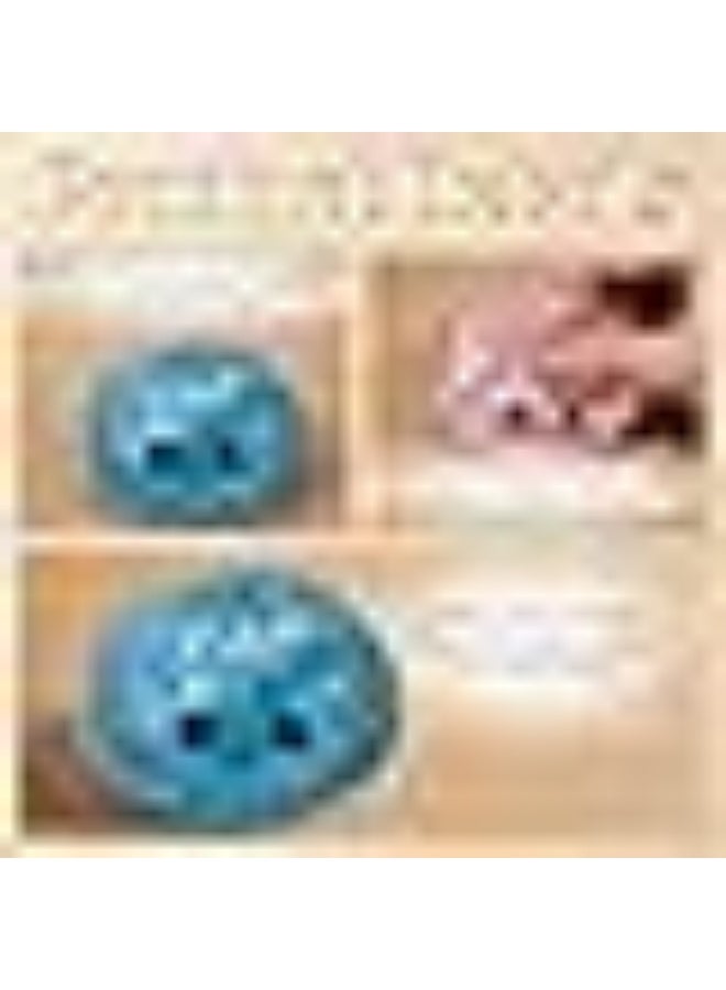 squishy Dumpling Squishy. Mystery Squishy Dumpling Box. Soft Squeeze Dough Ball for Stress Relief, Stretchy Bun with Mini Food Steamer Desk Fidget Toy for Adults Office Home (Blue) - Image 3