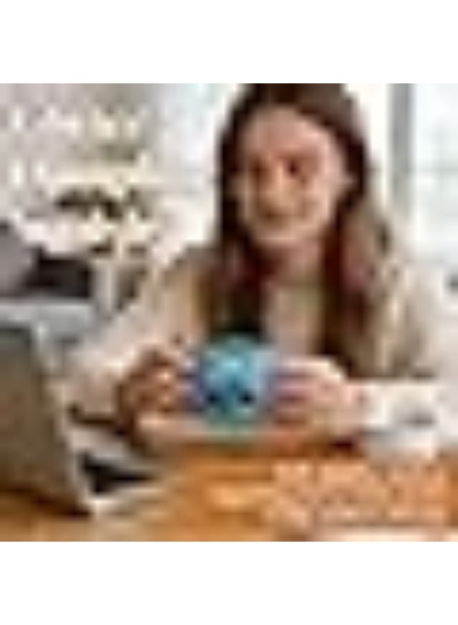 squishy Dumpling Squishy. Mystery Squishy Dumpling Box. Soft Squeeze Dough Ball for Stress Relief, Stretchy Bun with Mini Food Steamer Desk Fidget Toy for Adults Office Home (Blue) - Image 4