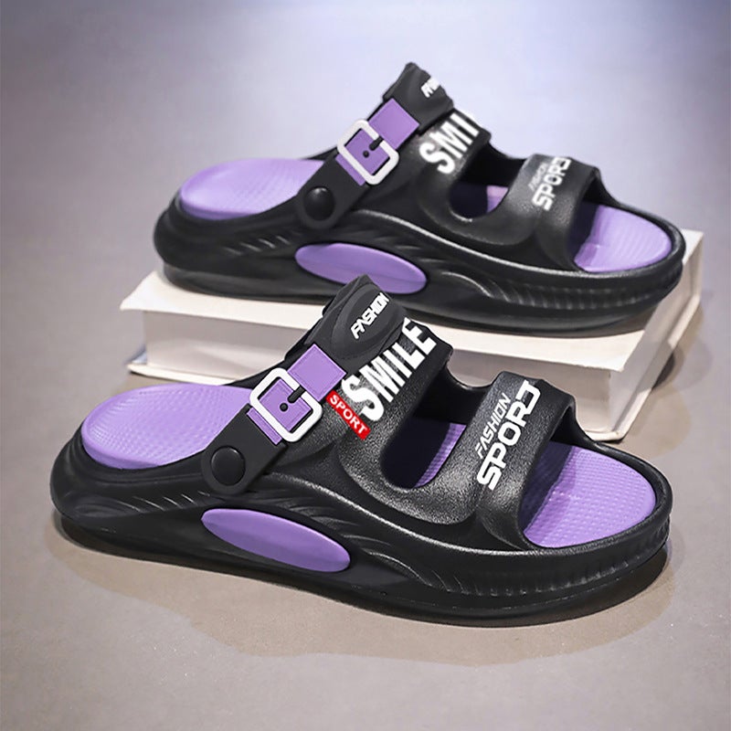 Slippers For Men, Summer Trendy Brand Outer Wear, Non-Slip Slippers, Youth Driving Sports Beach Sandals - Image 5