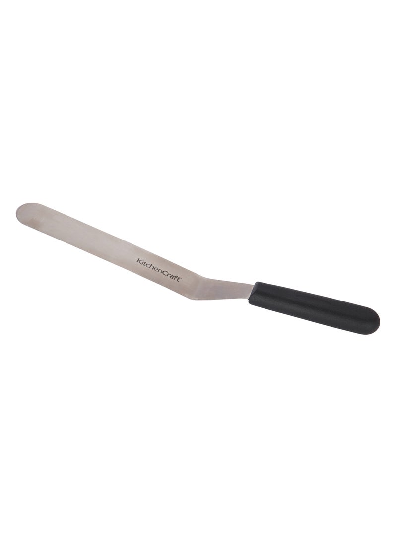 KitchenCraft Tempered Stainless Steel Large Cranked Palette Knife 38cm, Carded - Image 1