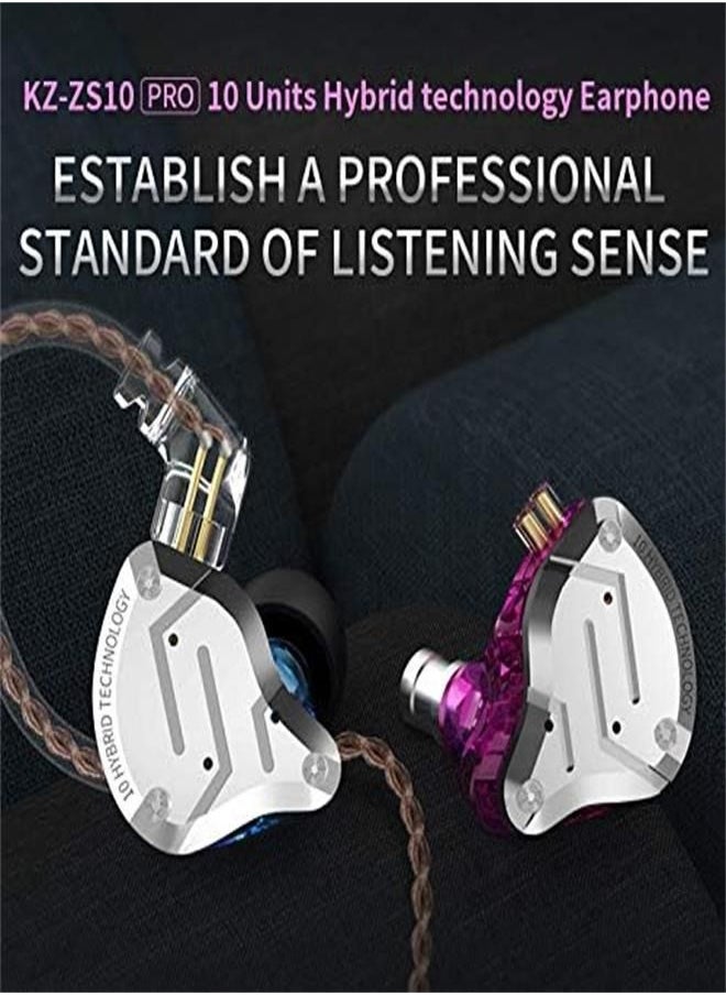Generic Hi-Fi Clear In-Ear Earphones: Musician's Headphones with Deep Bass, Noise Cancellation, and Display Monitor - Detachable Cable Included  - Image 2