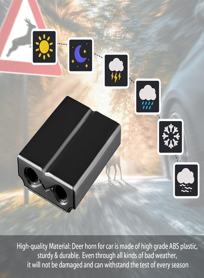 Cykemo Deer Whistle for Car - Upgraded Deer Whistles for Vehicles Deer Safety Warning Devices Deer Horn for Car Motorcycle Trunk SUV 4 Pack - Image 3