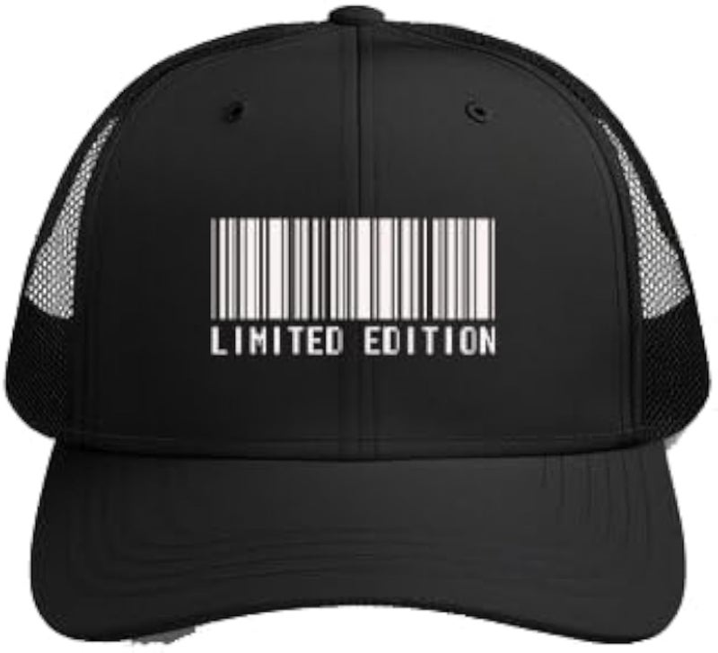 LIMITED EDITION Plain unisex baseball cap Black