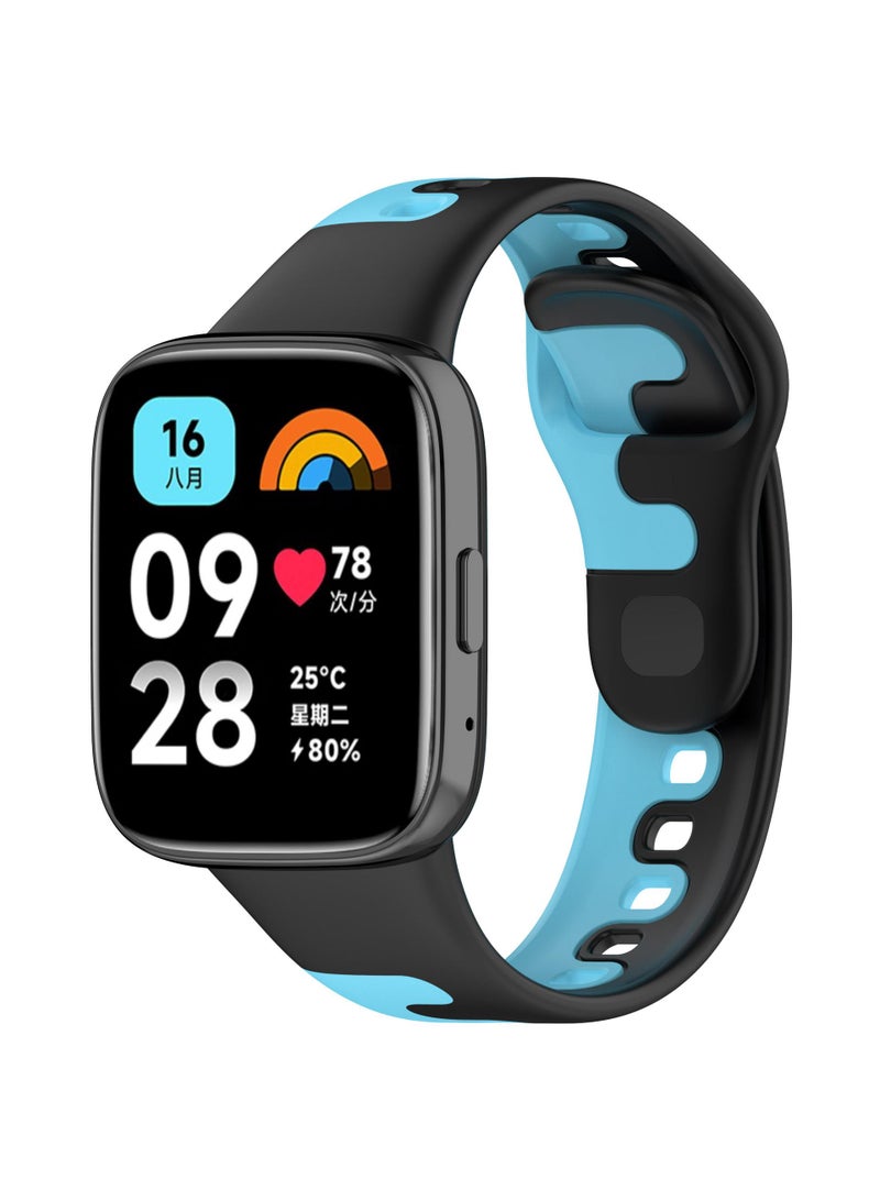 1Pcs Watch band for Redmi watch3 lite/Active watch strap Black/Blue 22mm - Image 1