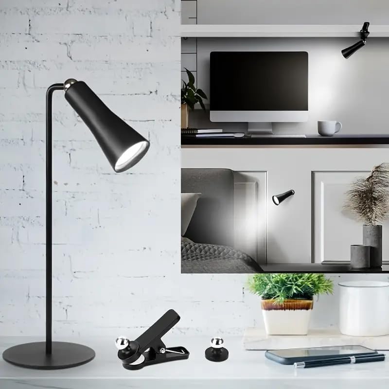 TRIVYOM Table Lamp for Study 4 in 1 Desk Lamp with USB Charging Touch Sensor Magnetic Wireless Lamp 3 Brightness Adjustable Eye Protection Lamps Reading Lamp Magneto LED - Image 1
