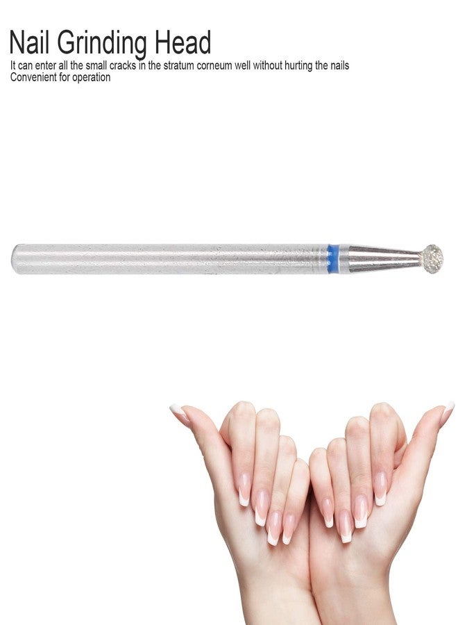 TMISHION 50pcs Nail Cutter Drill Bit for Manicure, Spherical Nail Drill Bits Nail File Bits for Gel Nails Cuticles Dead Skin Removal Nail Polishing Grinding Head Accessory Manicure Drill Set(2.3mm) - Image 4
