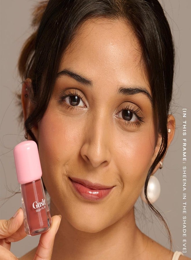 Gush Beauty Tinted Lip Oil - Hydrating Lip Tint with Skincare Benefits | Infused with Vitamin E & Jojoba Oil | Glossy, Non-Sticky | 5ml | Eve - Image 3
