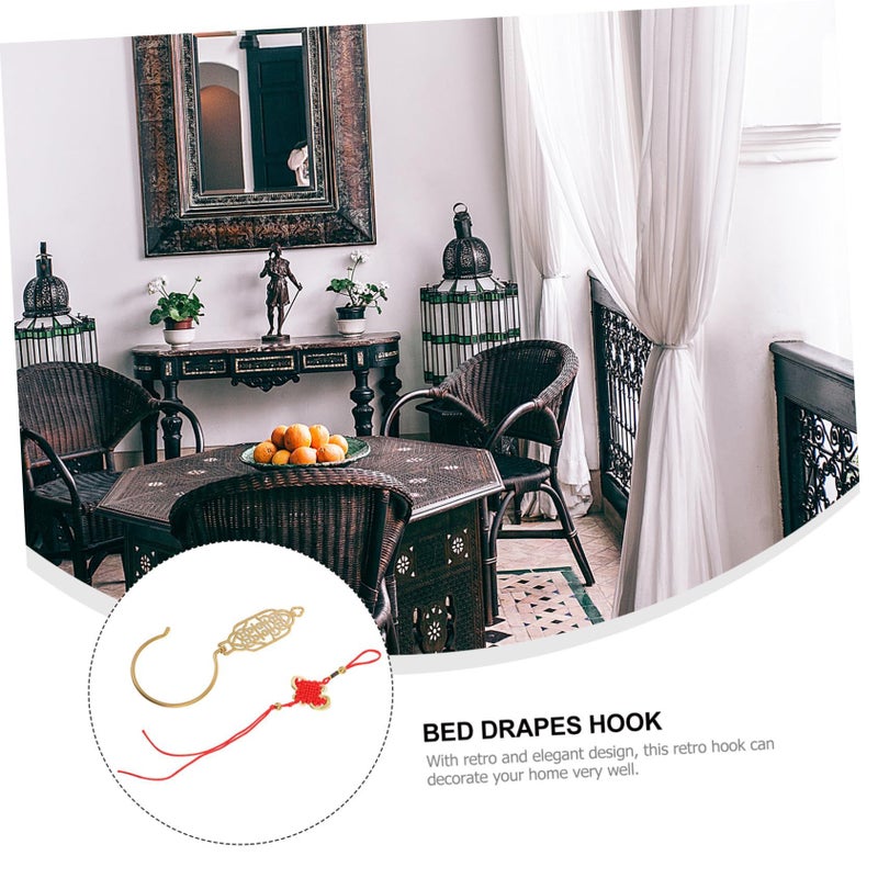 Copper Hook Retro Curtain Hanger Wedding Drapes Hook Chinese Decoration - Image 3