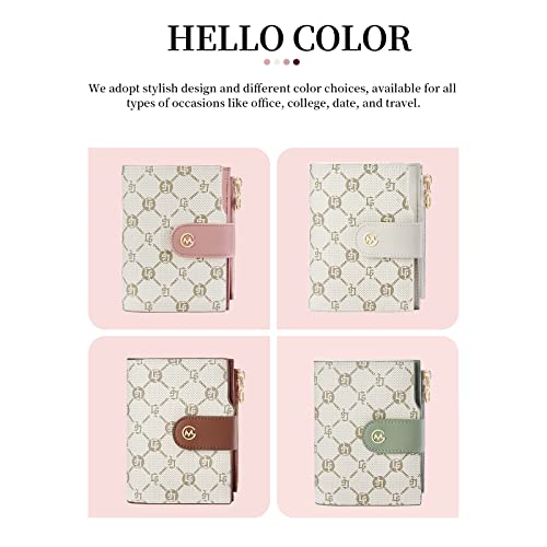 GOLF SUPAGS Wallets for Women PVC Leather Small Bifold Zipper Pocket Coin Purse Large Capacity Multi Card Organizer - Image 2