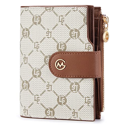 GOLF SUPAGS Wallets for Women PVC Leather Small Bifold Zipper Pocket Coin Purse Large Capacity Multi Card Organizer - Image 1