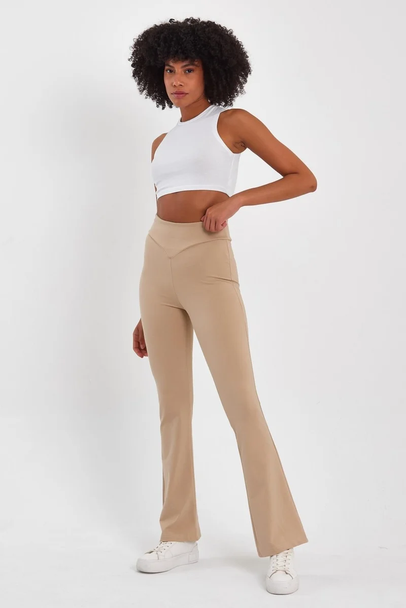 الكسندر جاردي High Waist Flare Leg Slimming Leggings B23-0010