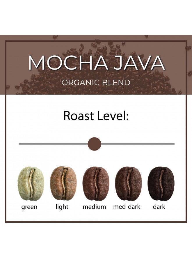 The Bean Coffee Company The Bean Coffee Company Organic Mocha Java, Medium Roast, Whole Bean, 5-Pound Bag  - Image 3