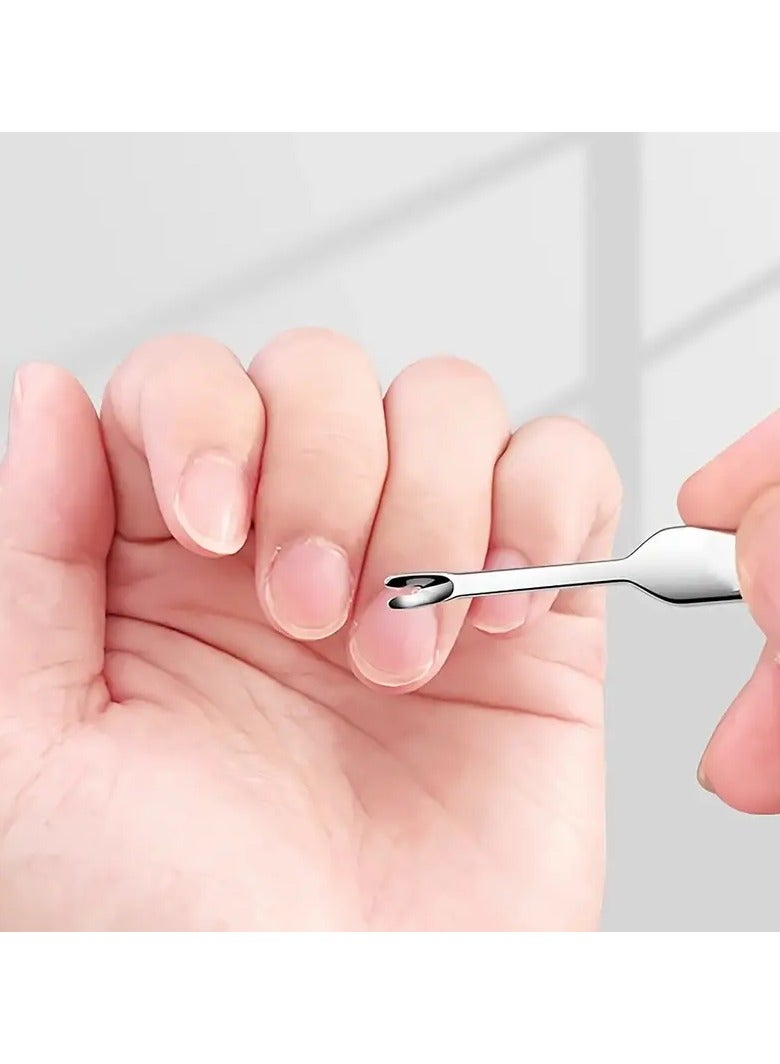 Goolsky 4-Piece Professional Stainless Steel Cuticle Trimmer Set, Perfect Tool For Manicuring, Removing Dead Skin And Removing Nail Polish. - Image 2