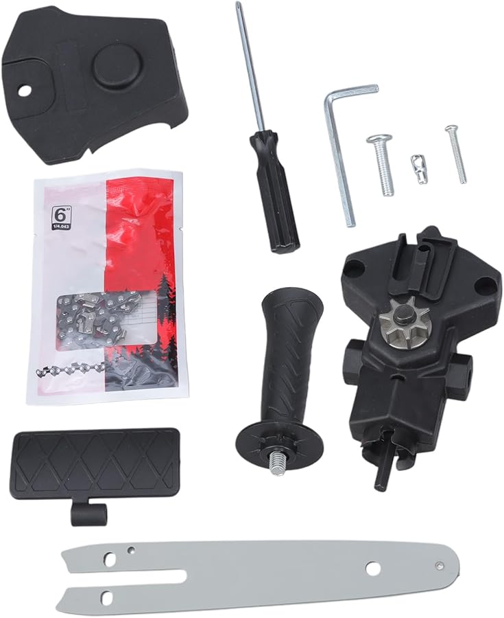 Portable Chainsaw Head Attachment Converts Drill Into Cutting Tool - Image 4