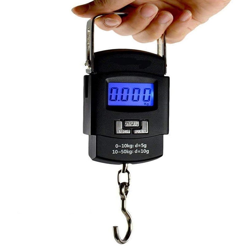Avenn Avenn Easy to Use Multipurpose Electronic Portable Digital Kitchen Scale LED Screen Weight Machines for Kitchen Hand Hanging Weighing Scale Max 50KG Capacity - Image 3