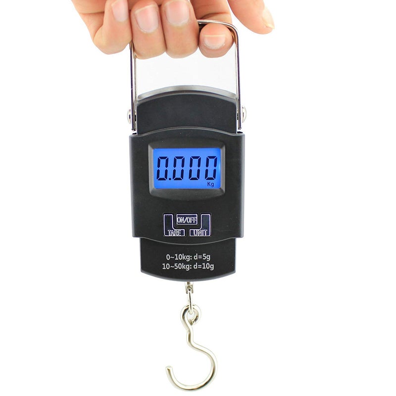 Avenn Avenn Easy to Use Multipurpose Electronic Portable Digital Kitchen Scale LED Screen Weight Machines for Kitchen Hand Hanging Weighing Scale Max 50KG Capacity - Image 1