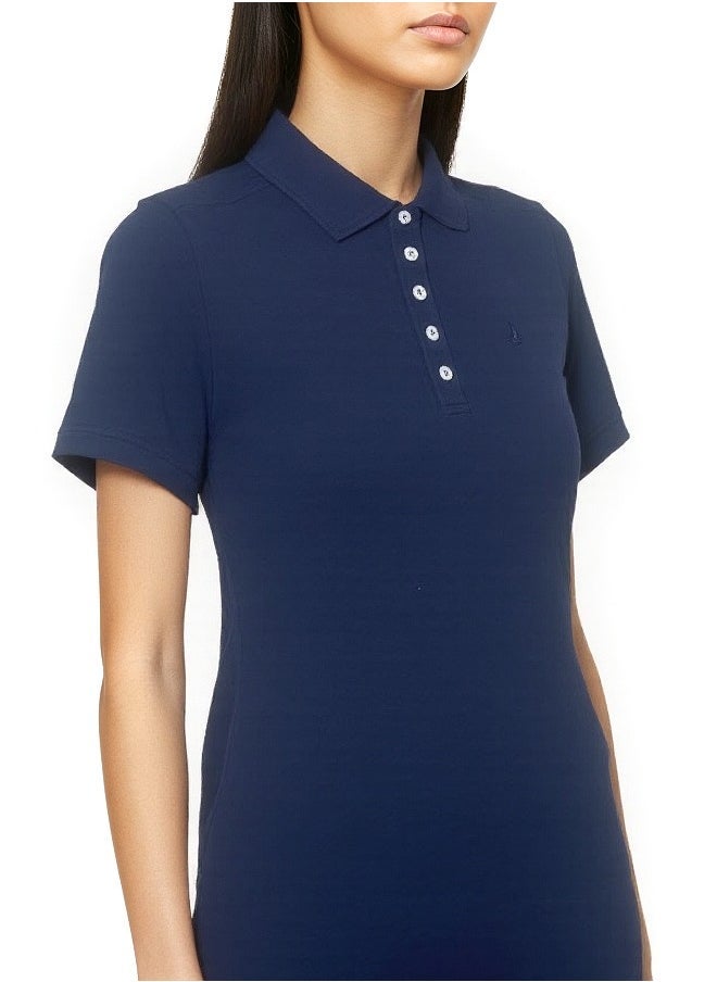 NAUTICA Short Sleeve Premium Cotton Knee Length Dress  - Image 5
