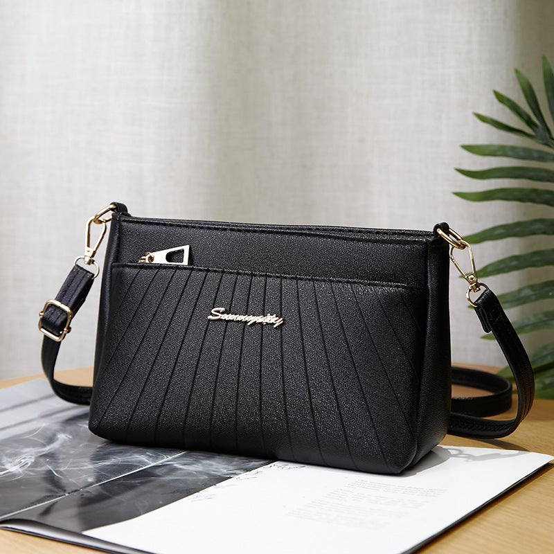 Women'S Bag New Fashionable All-Match Rhombus Small Bag Fashionable Elegant Middle-Aged Mom Shoulder Messenger Bag - Image 2