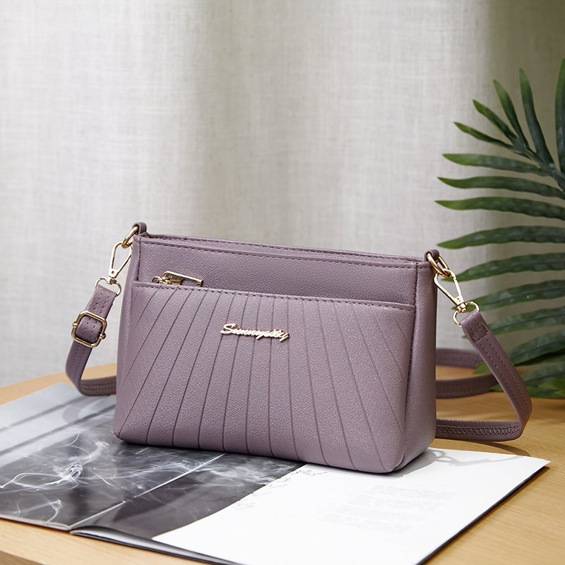 Women'S Bag New Fashionable All-Match Rhombus Small Bag Fashionable Elegant Middle-Aged Mom Shoulder Messenger Bag - Image 4